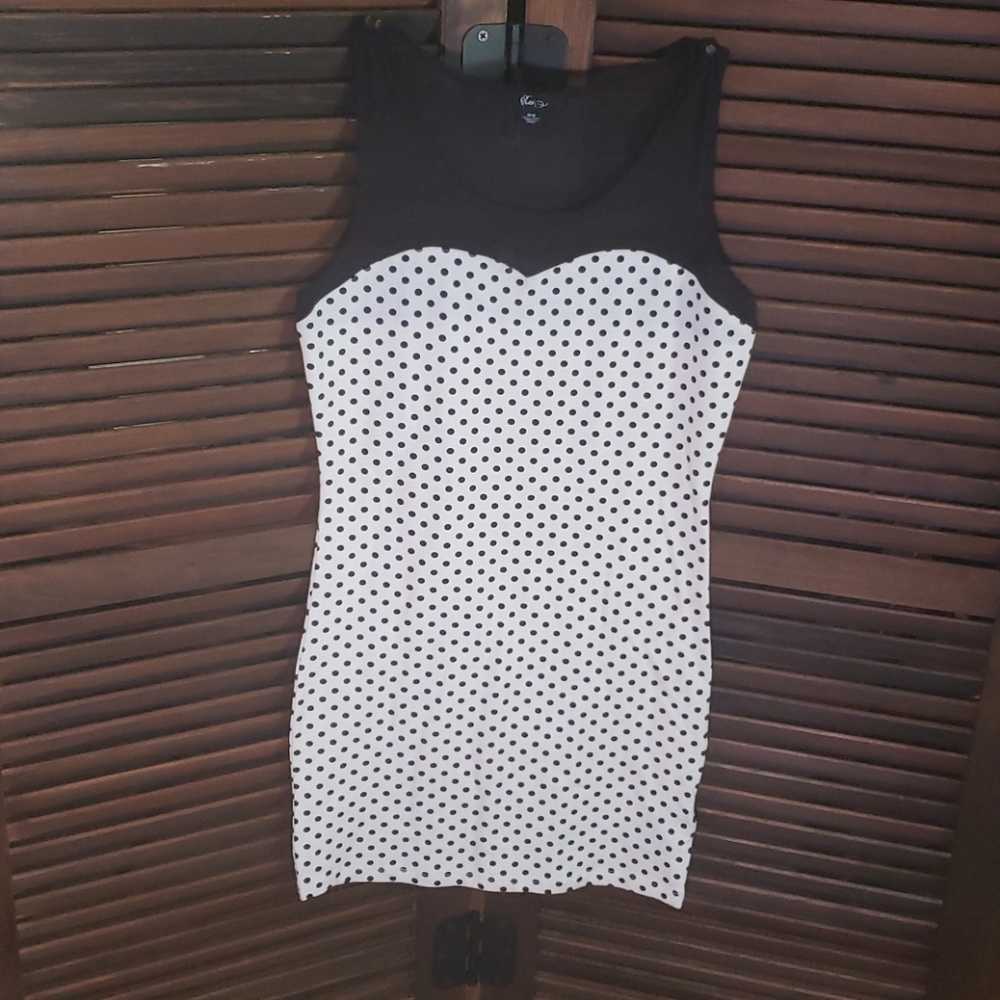 Maxi Polka Dot Slim fit Dress